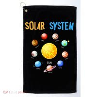 Solar System Planets Space Science Golf Towel thumb 0