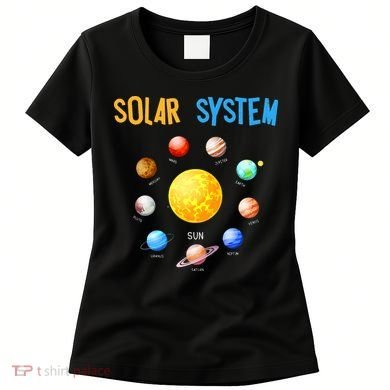 Solar System Planets Space Science Women's T-Shirt