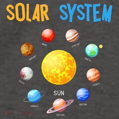 Solar System Planets Space Science Vector Backpack