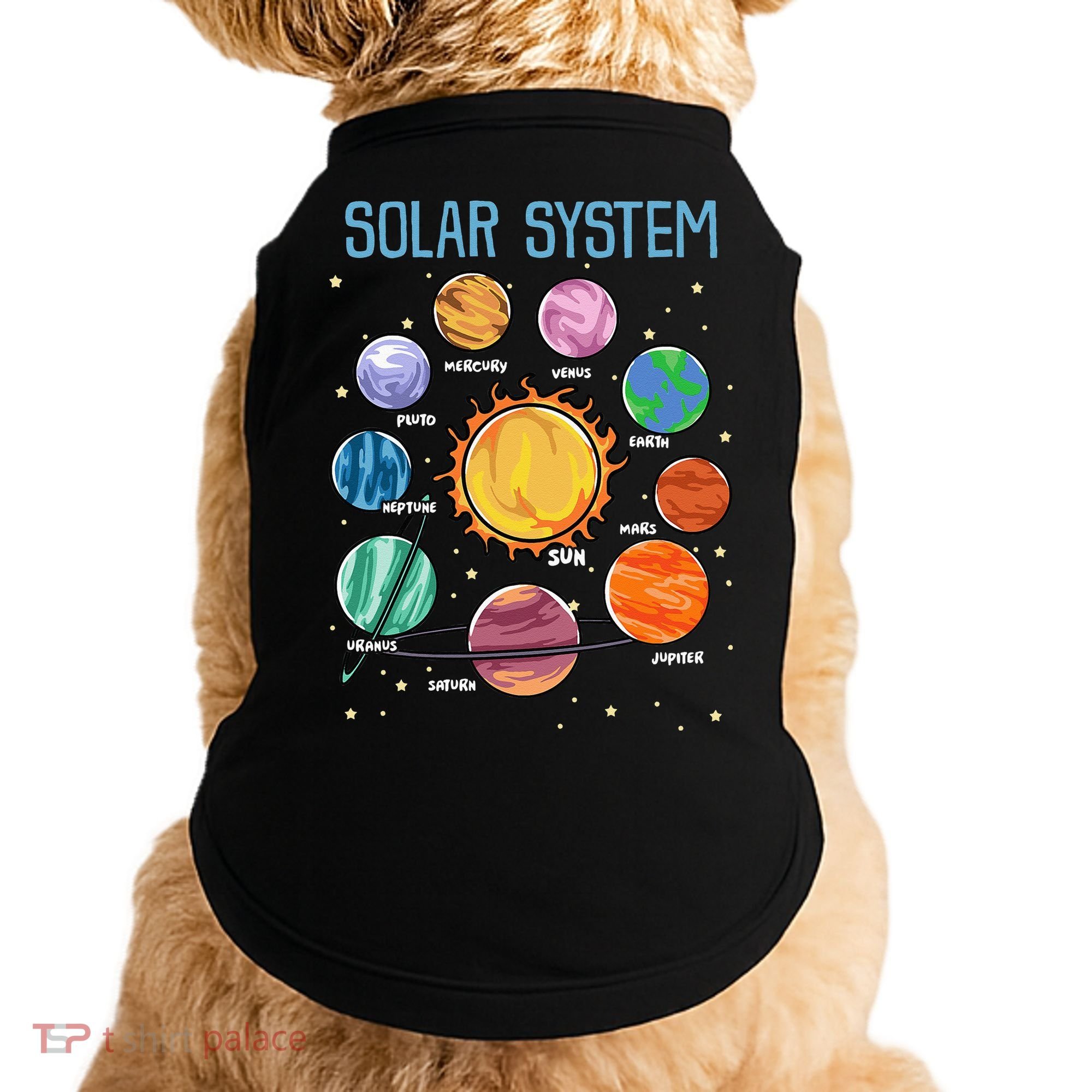 Solar System Planets Science Space STEM Kids Doggie Tank