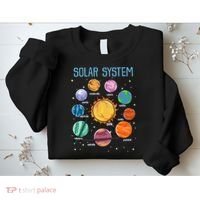 Solar System Planets Science Space STEM Kids Sweatshirt thumb 2