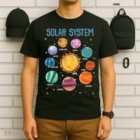 Solar System Planets Science Space STEM Kids T-Shirt thumb 6