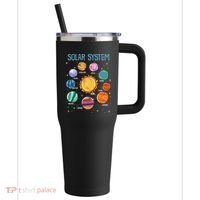 Solar System Planets Science Space STEM Kids 40oz Vacuum Insulated Stainless Steel Travel Tumbler thumb 0