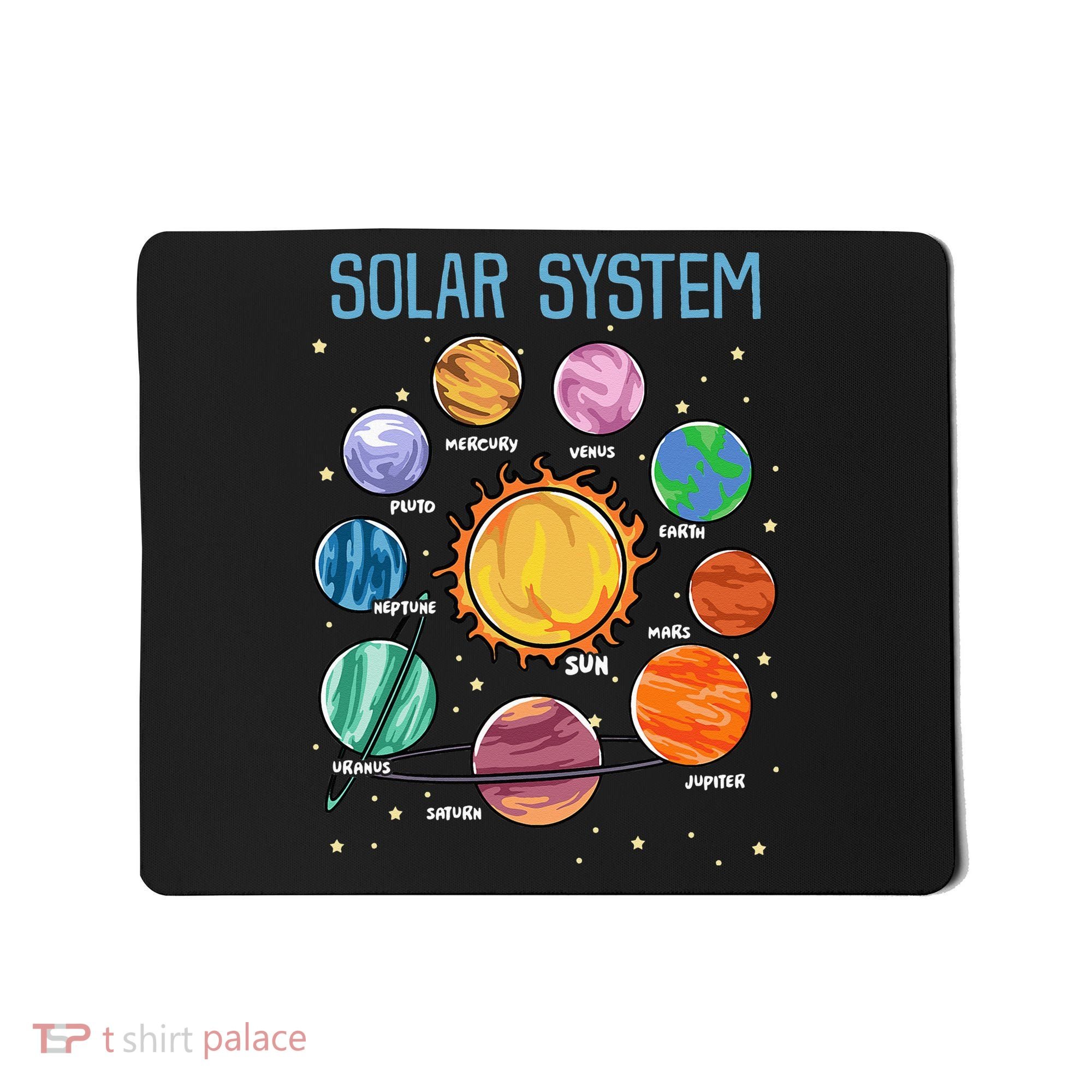Solar System Planets Science Space STEM Kids Mousepad