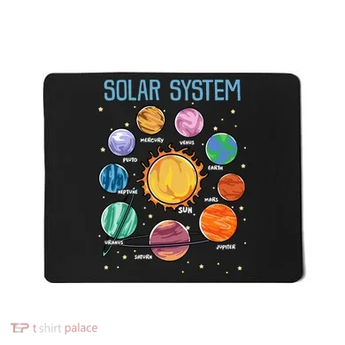 Solar System Planets Science Space STEM Kids Mousepad