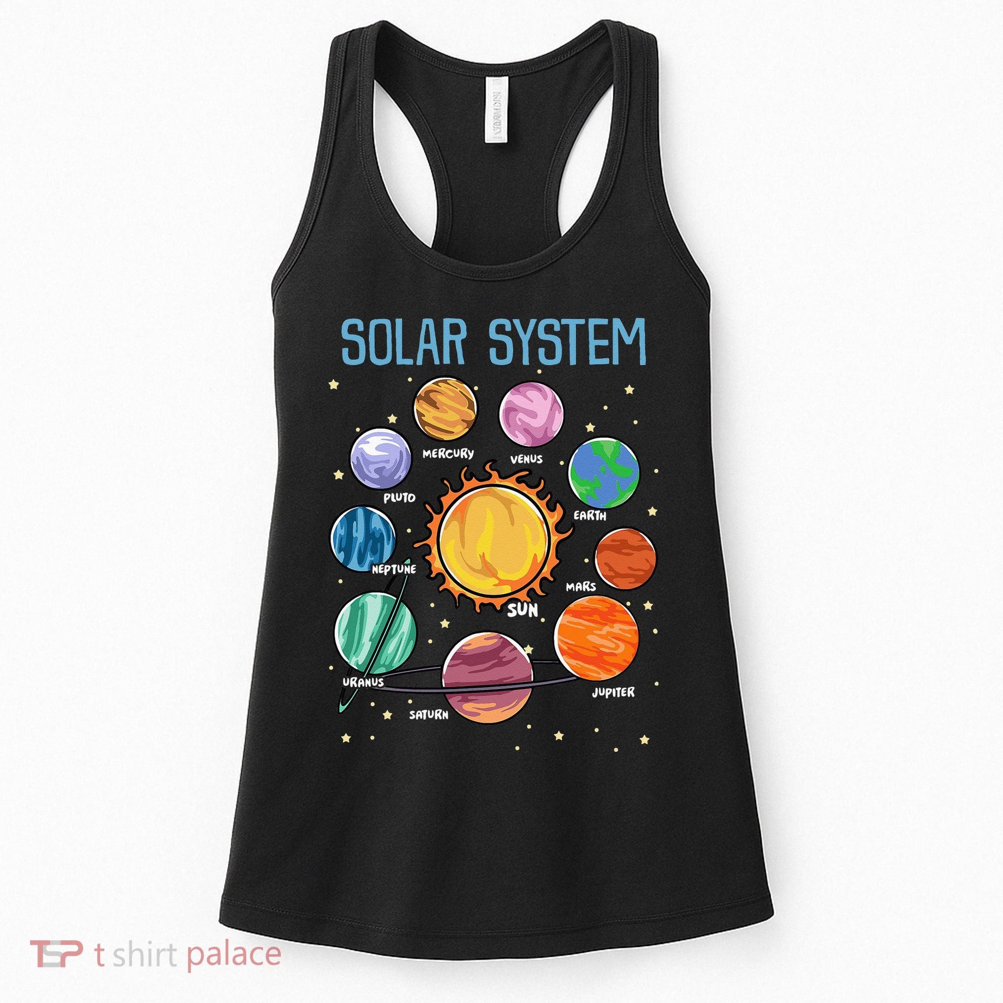 Solar System Planets Science Space STEM Kids Women's Tank Top