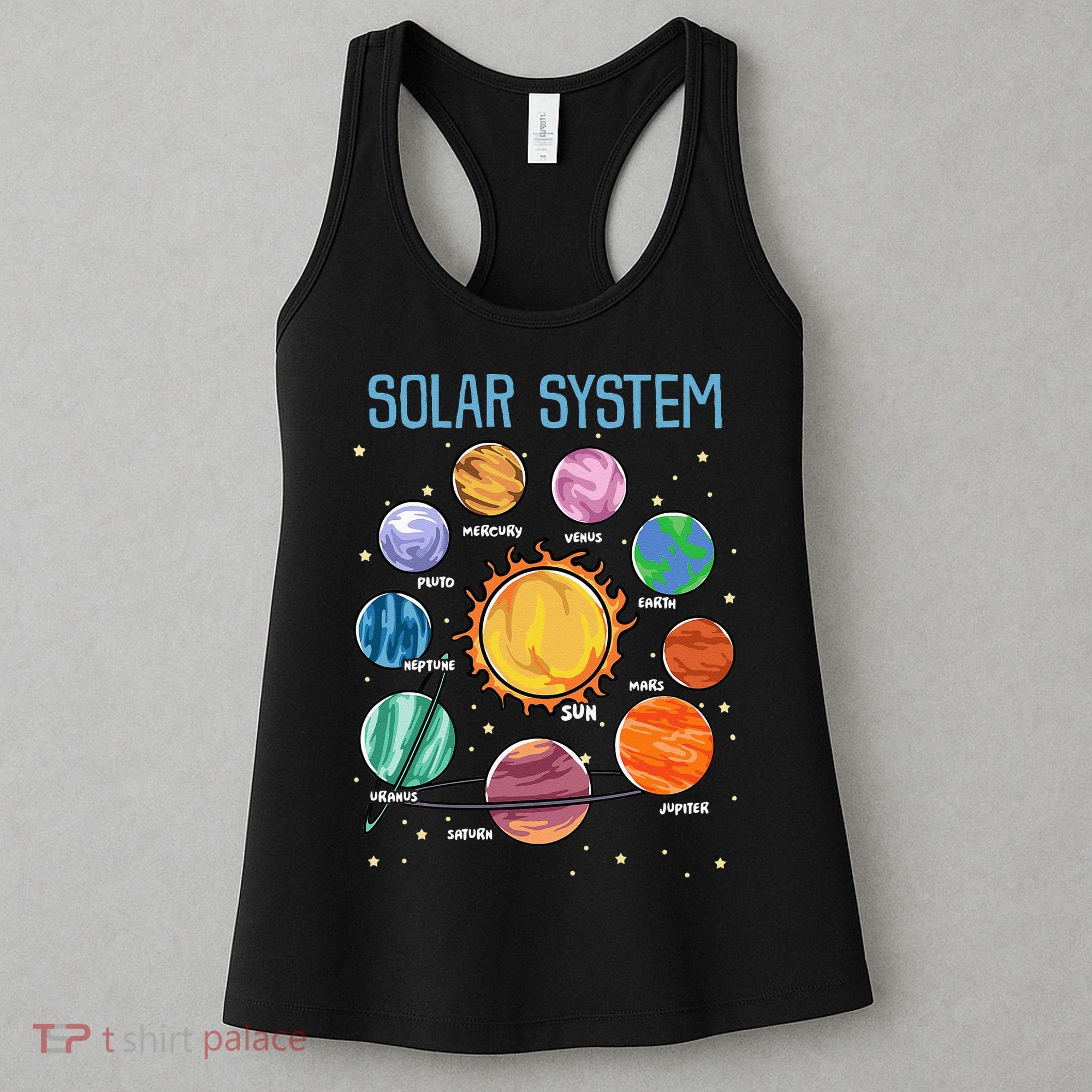 Solar System Planets Science Space STEM Kids Women's Tank Top