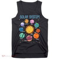 Solar System Planets Science Space STEM Kids Tank Top thumb 0
