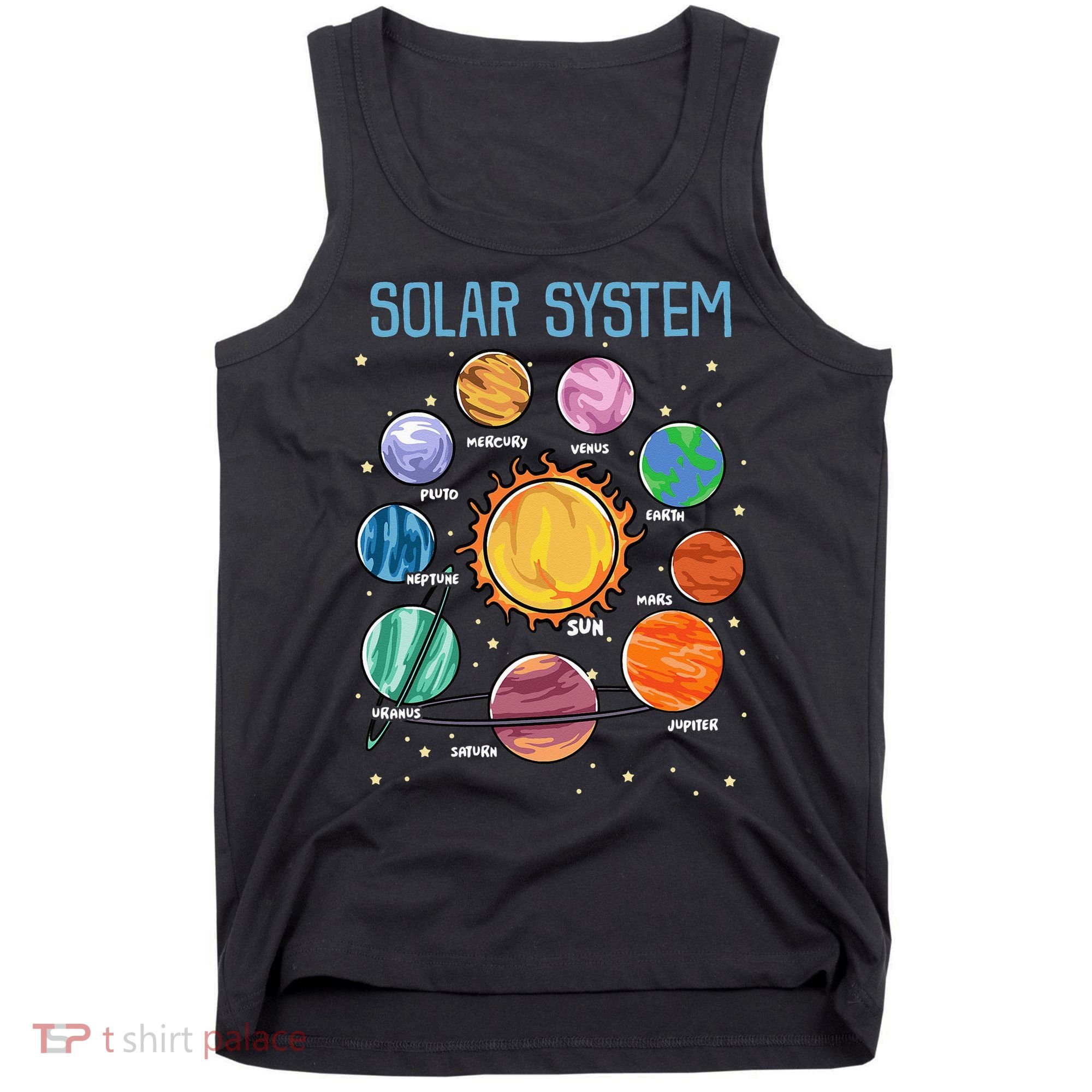 Solar System Planets Science Space STEM Kids Tank Top