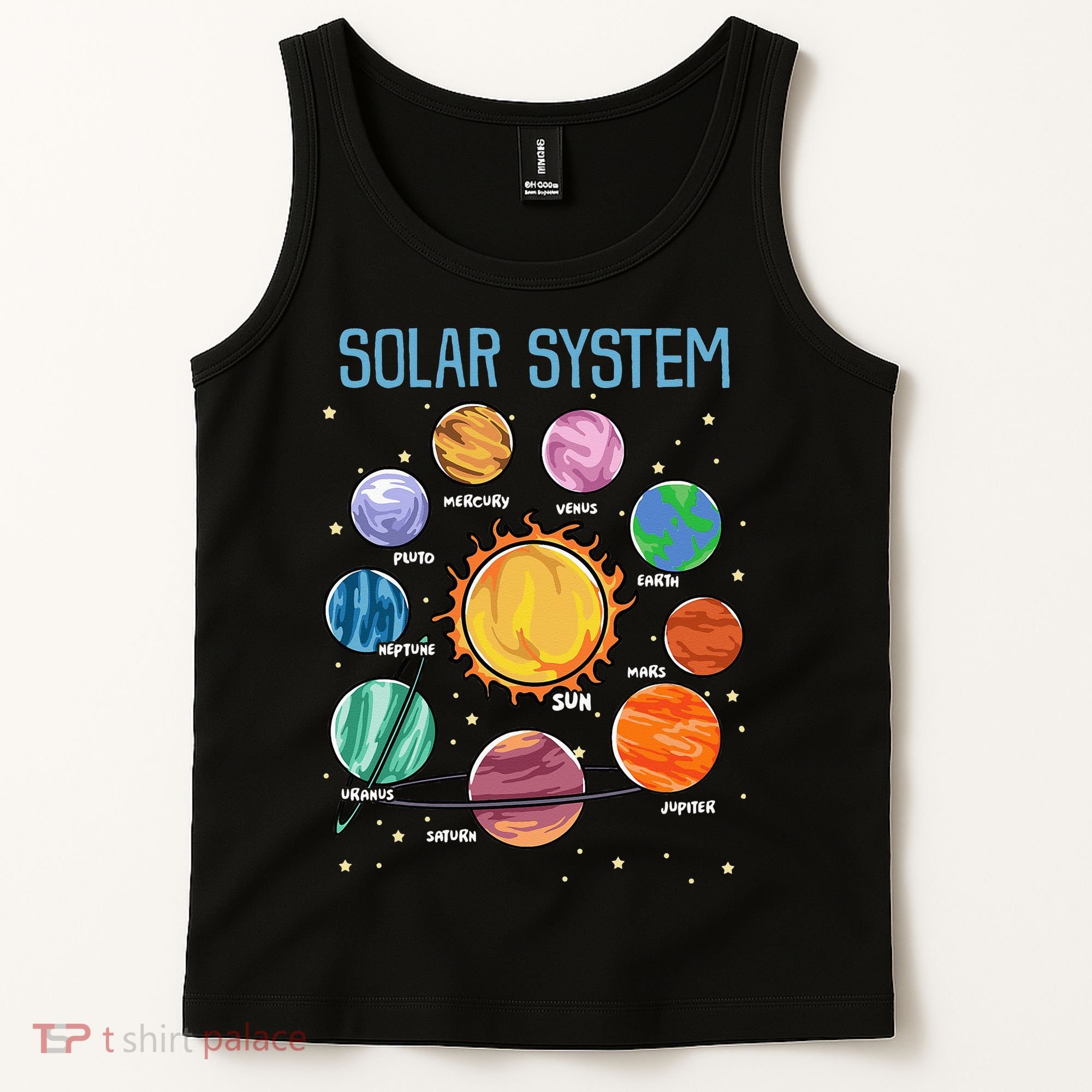 Solar System Planets Science Space STEM Kids Tank Top