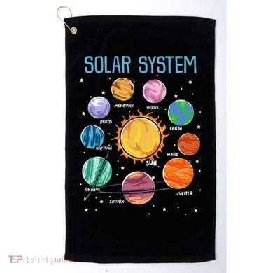 Solar System Planets Science Space STEM Kids Golf Towel
