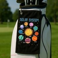 Solar System Planets Science Space STEM Kids Golf Towel thumb 2