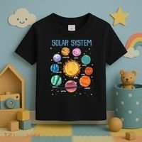 Solar System Planets Science Space STEM Kids Toddler T-Shirt thumb 3