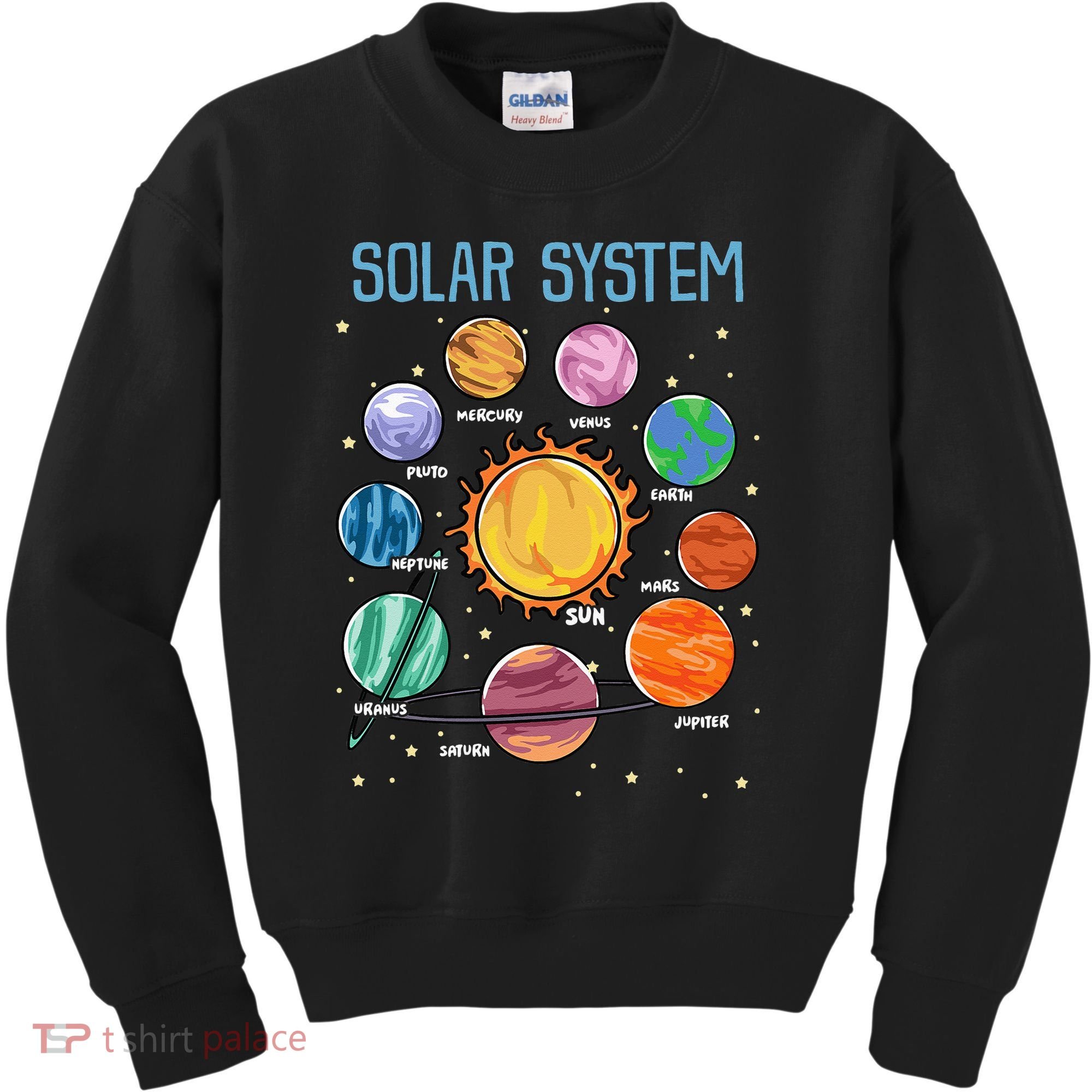 Solar System Planets Science Space STEM Kids Kids Sweatshirt