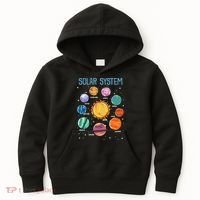 Solar System Planets Science Space STEM Kids Kids Hoodie thumb 0