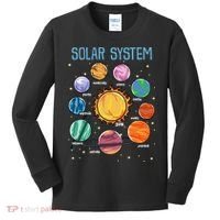 Solar System Planets Science Space STEM Kids Kids Long Sleeve Shirt thumb 0