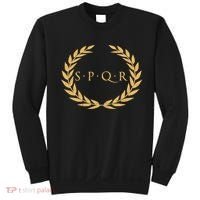 Spqr Senatus Populus Que Romanus Roman Republic Rome Sweatshirt thumb 0