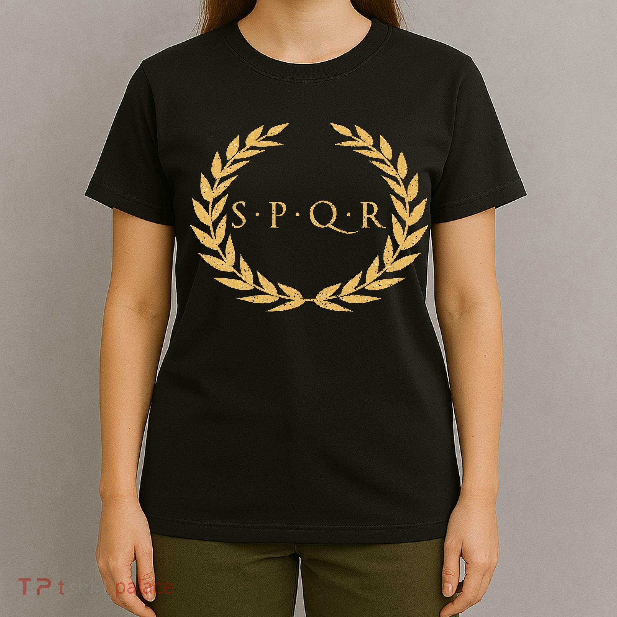 Spqr Senatus Populus Que Romanus Roman Republic Rome T-Shirt