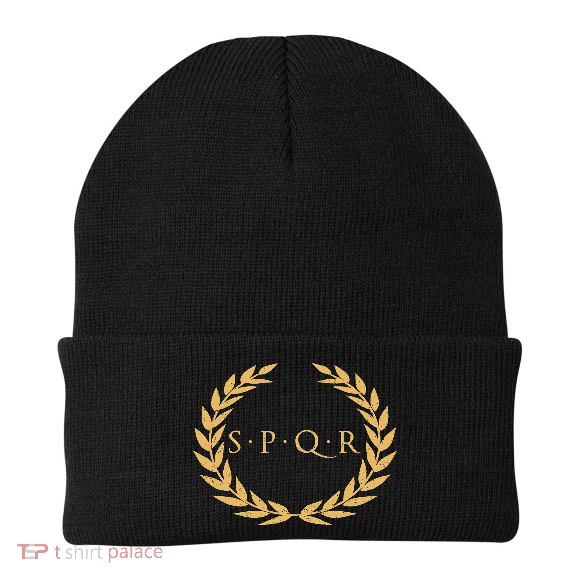Spqr Senatus Populus Que Romanus Roman Republic Rome Beanie