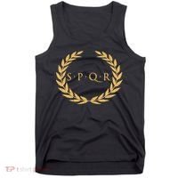 Spqr Senatus Populus Que Romanus Roman Republic Rome Tank Top thumb 0