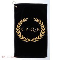 Spqr Senatus Populus Que Romanus Roman Republic Rome Golf Towel thumb 0