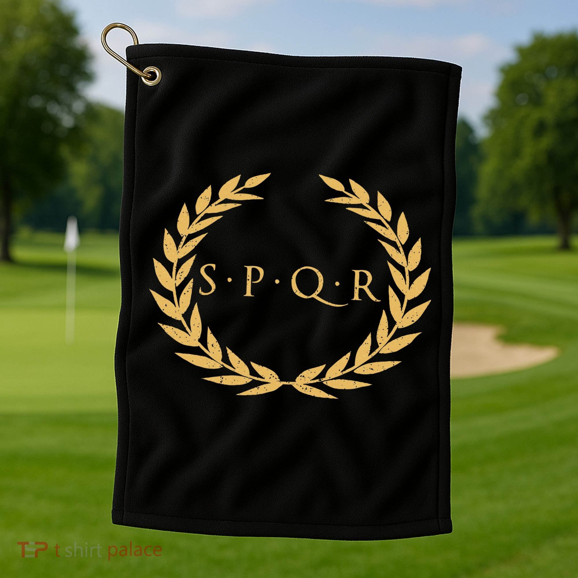 Spqr Senatus Populus Que Romanus Roman Republic Rome Golf Towel