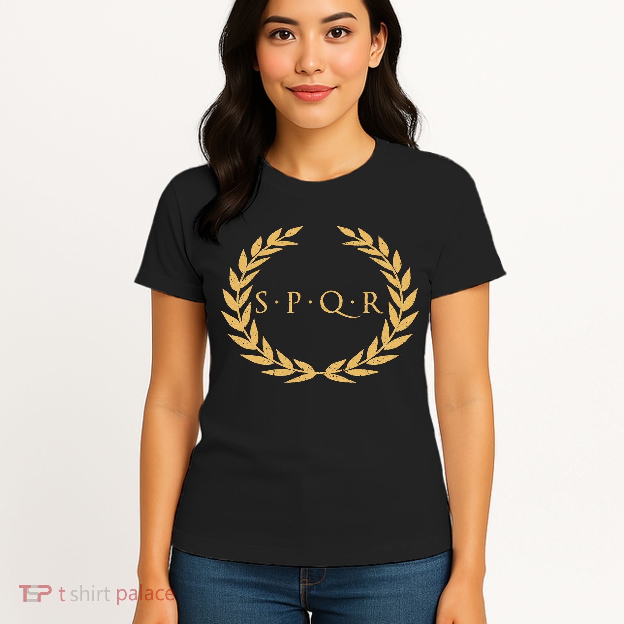 Spqr Senatus Populus Que Romanus Roman Republic Rome Women's T-Shirt