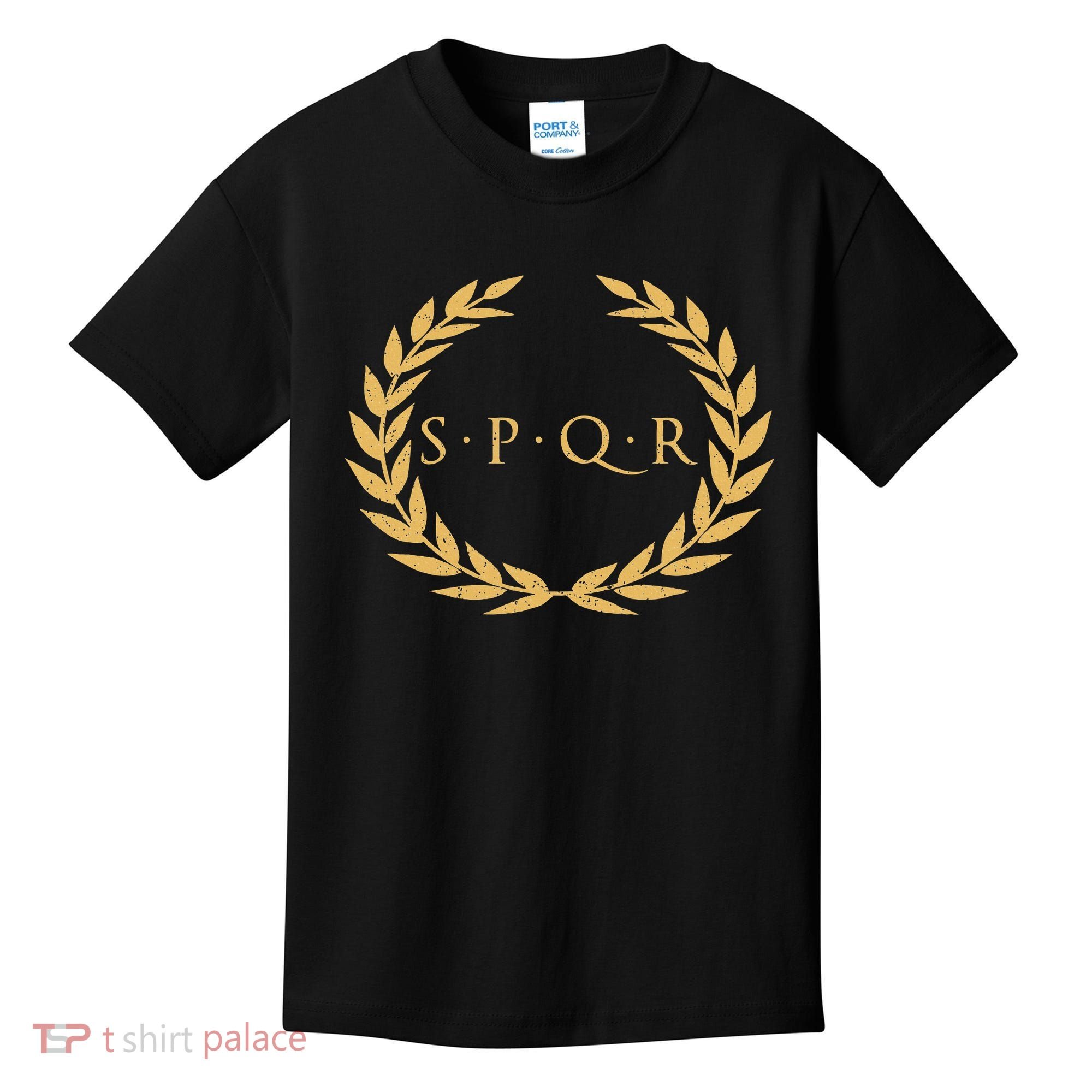 Spqr Senatus Populus Que Romanus Roman Republic Rome Kids T-Shirt