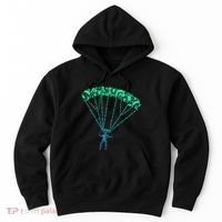 Skydiver Skydiving Parachuting Parachutist Hoodie thumb 0