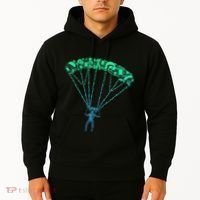 Skydiver Skydiving Parachuting Parachutist Hoodie thumb 2