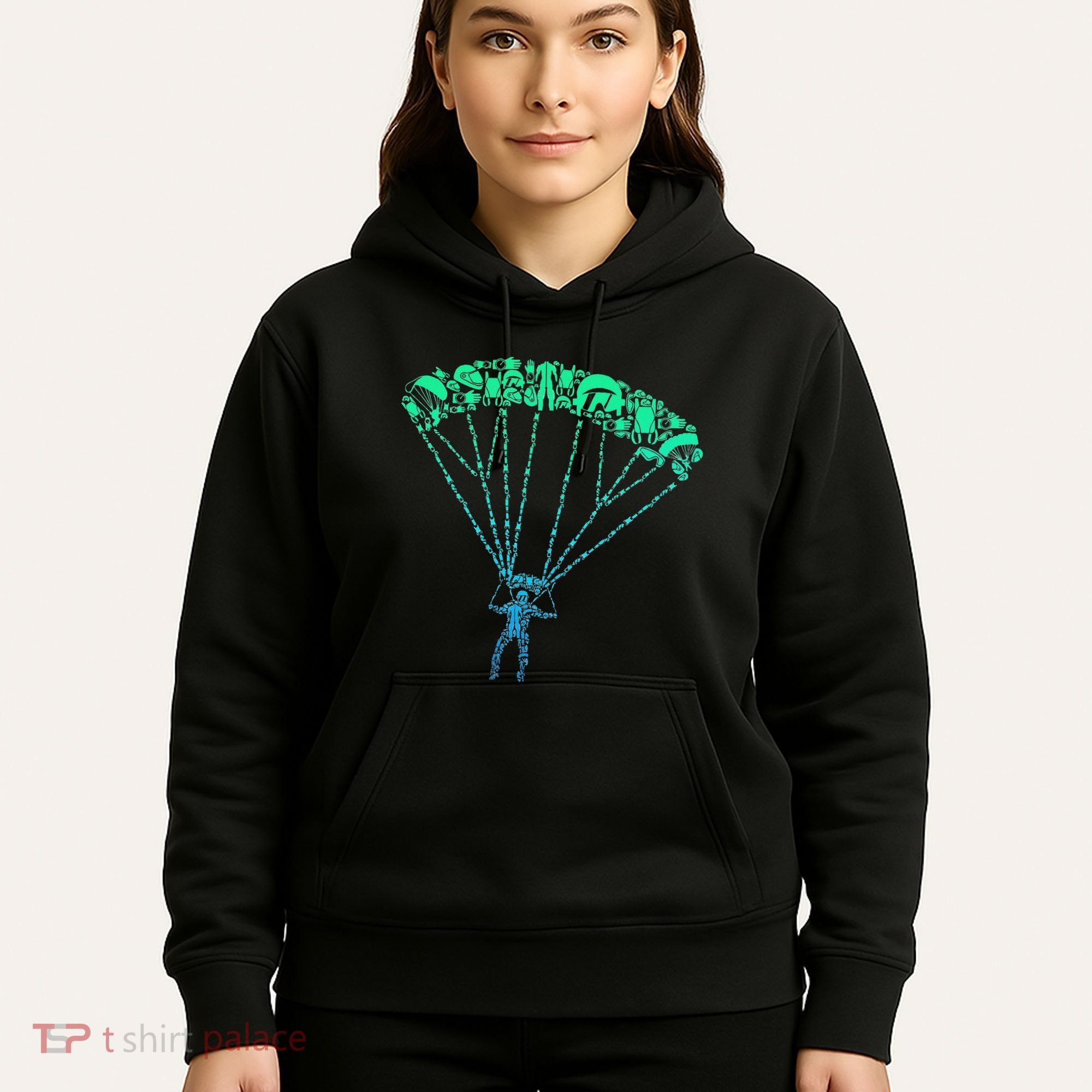 Skydiver Skydiving Parachuting Parachutist Hoodie