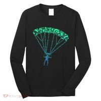 Skydiver Skydiving Parachuting Parachutist Long Sleeve Shirt thumb 0