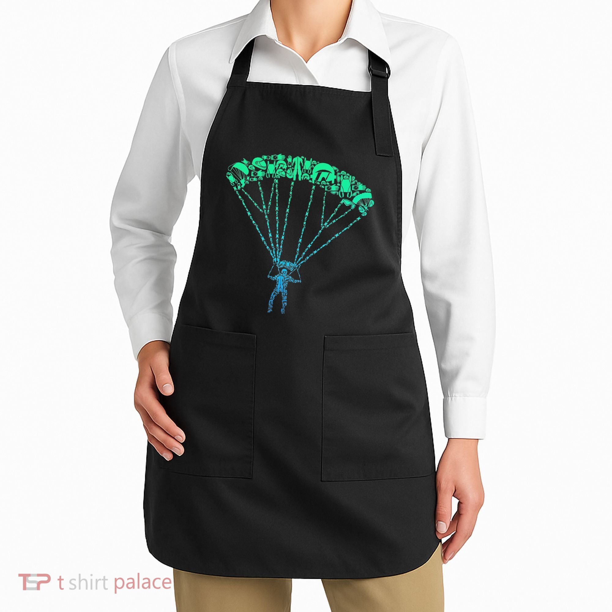 Skydiver Skydiving Parachuting Parachutist Apron