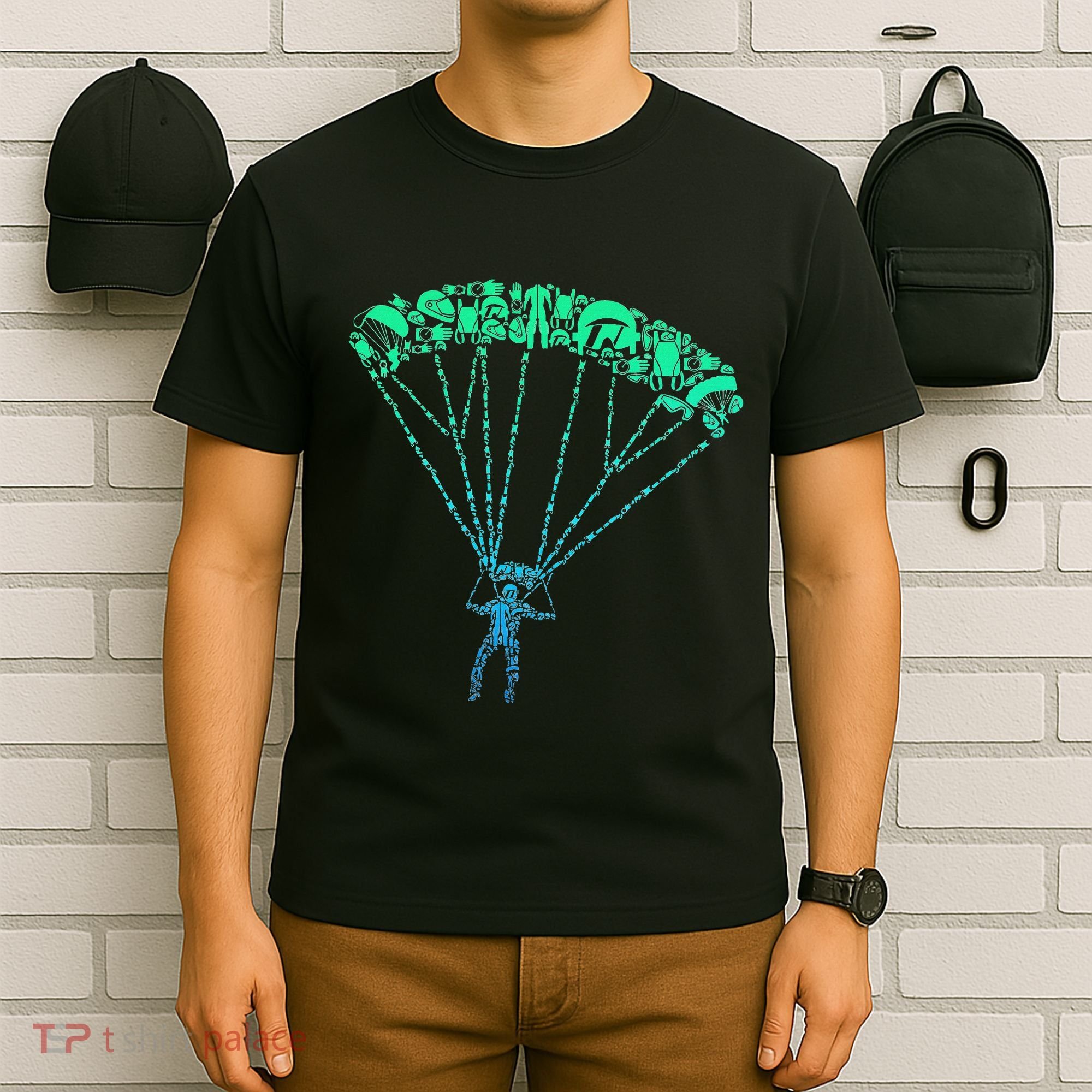 Skydiver Skydiving Parachuting Parachutist T-Shirt