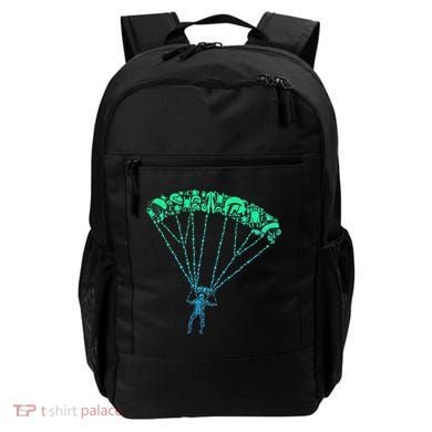 Skydiver Skydiving Parachuting Parachutist Backpack