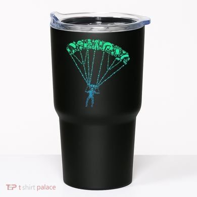 Skydiver Skydiving Parachuting Parachutist Tumbler