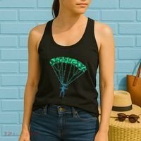 Skydiver Skydiving Parachuting Parachutist Women's Tank Top thumb 2