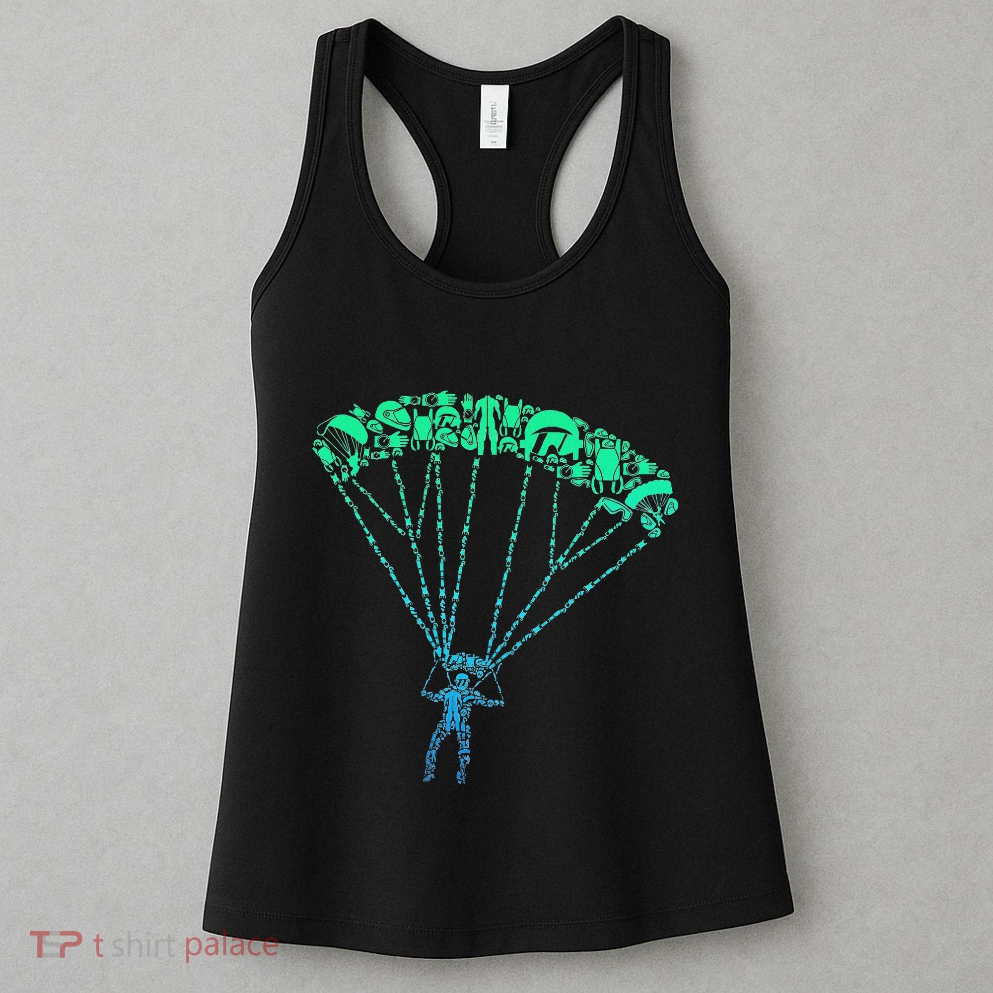 Skydiver Skydiving Parachuting Parachutist Women's Tank Top