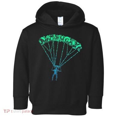 Skydiver Skydiving Parachuting Parachutist Toddler Hoodie