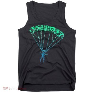 Skydiver Skydiving Parachuting Parachutist Tank Top