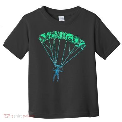 Skydiver Skydiving Parachuting Parachutist Toddler T-Shirt