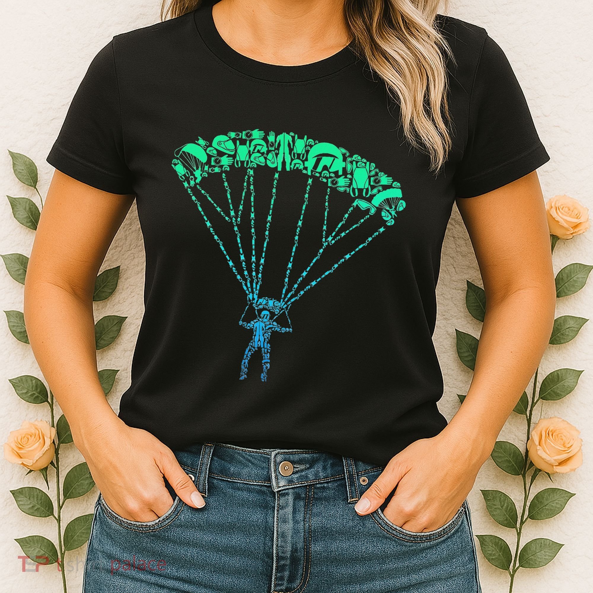 Skydiver Skydiving Parachuting Parachutist Women's T-Shirt
