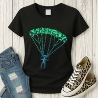 Skydiver Skydiving Parachuting Parachutist Women's T-Shirt thumb 3