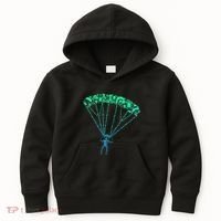 Skydiver Skydiving Parachuting Parachutist Kids Hoodie thumb 0