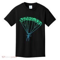 Skydiver Skydiving Parachuting Parachutist Kids T-Shirt thumb 0