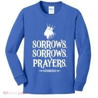 Sorrows Sorrows Prayers Kids Long Sleeve Shirt thumb 0