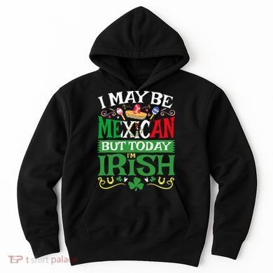 St Saint Patrick's Day Mexican Latino Beer Shamrock Hoodie
