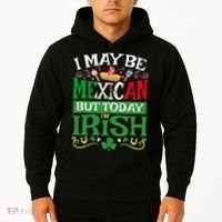 St Saint Patrick's Day Mexican Latino Beer Shamrock Hoodie thumb 2