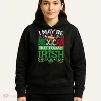 St Saint Patrick's Day Mexican Latino Beer Shamrock Hoodie thumb 5