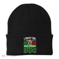 St Saint Patrick's Day Mexican Latino Beer Shamrock Beanie thumb 0